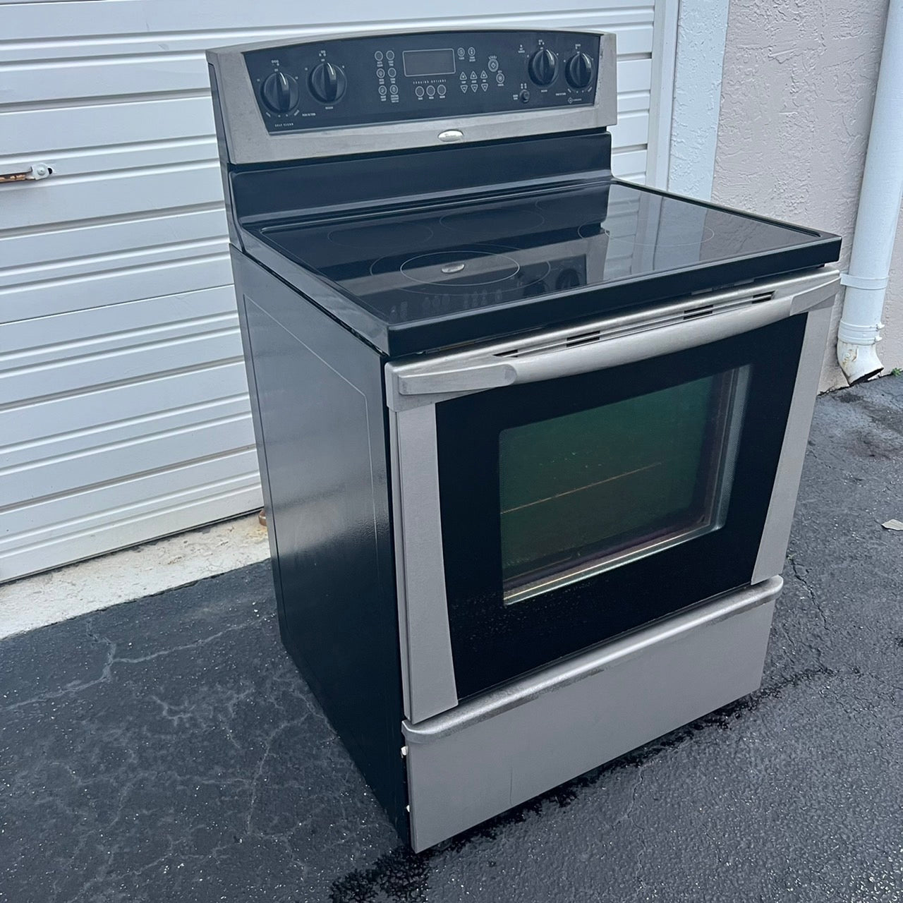Whirlpool Stainless Steel Electric Stove Whirlpool Stainless Steel Electric Stove